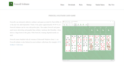 Desktop Screenshot of freecell-solitaire-download.com