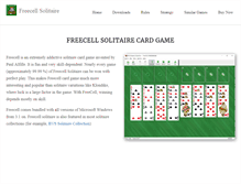 Tablet Screenshot of freecell-solitaire-download.com
